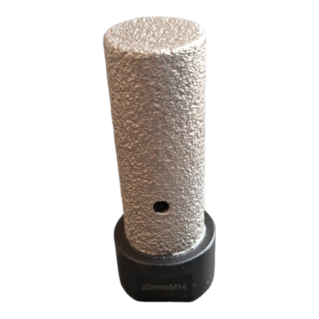 Varilla de pulido de diamante soldada al vacío.