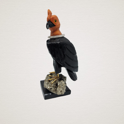 Animales de cuarzo con base de pirita