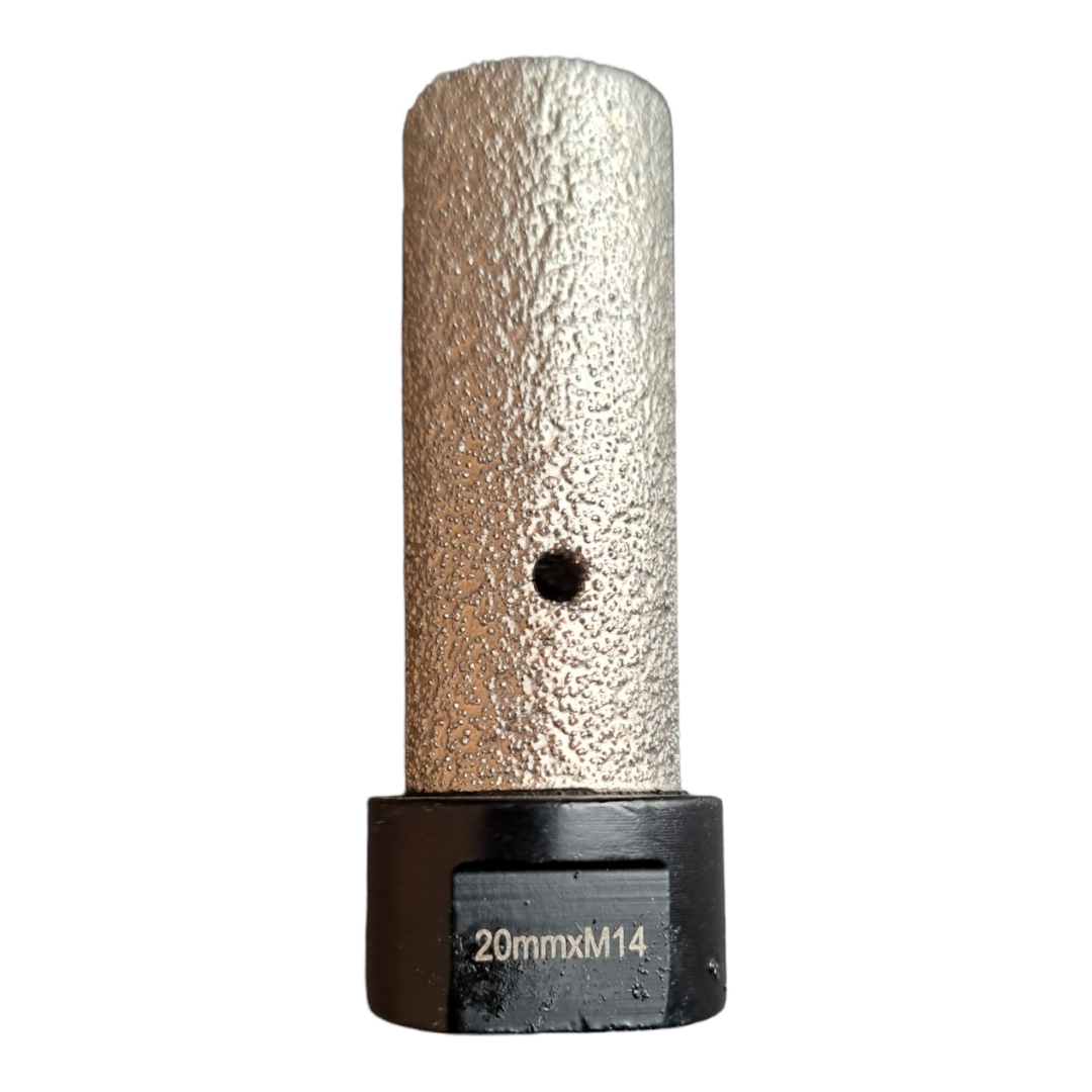 Varilla de pulido de diamante soldada al vacío.