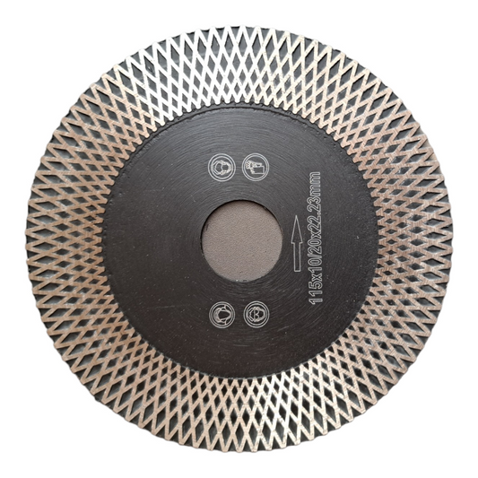 Hoja de sierra de diamante tipo X