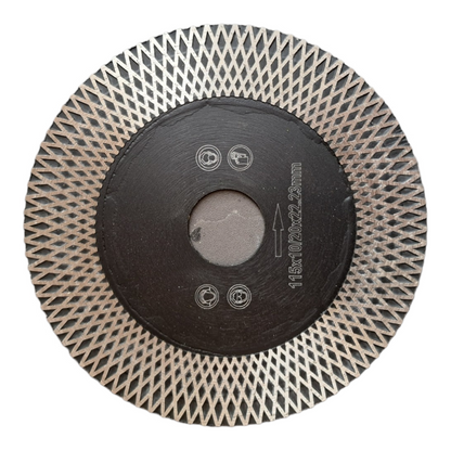 Hoja de sierra de diamante tipo X