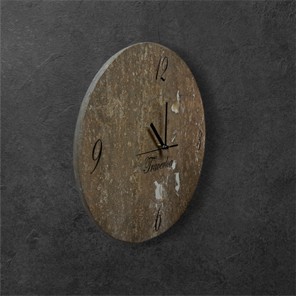 Reloj de muro Mármol Travertino