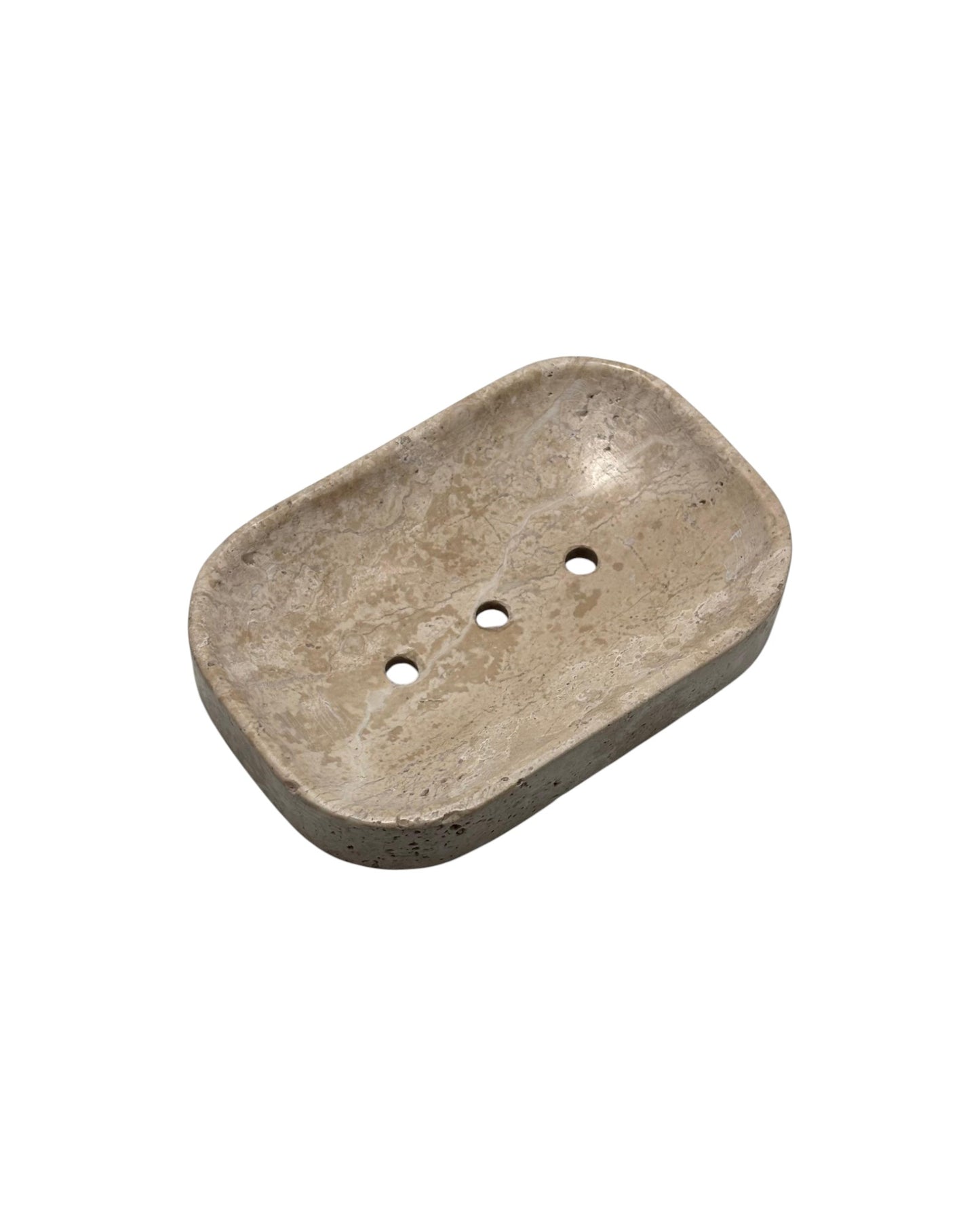 Jabonera de mármol travertino