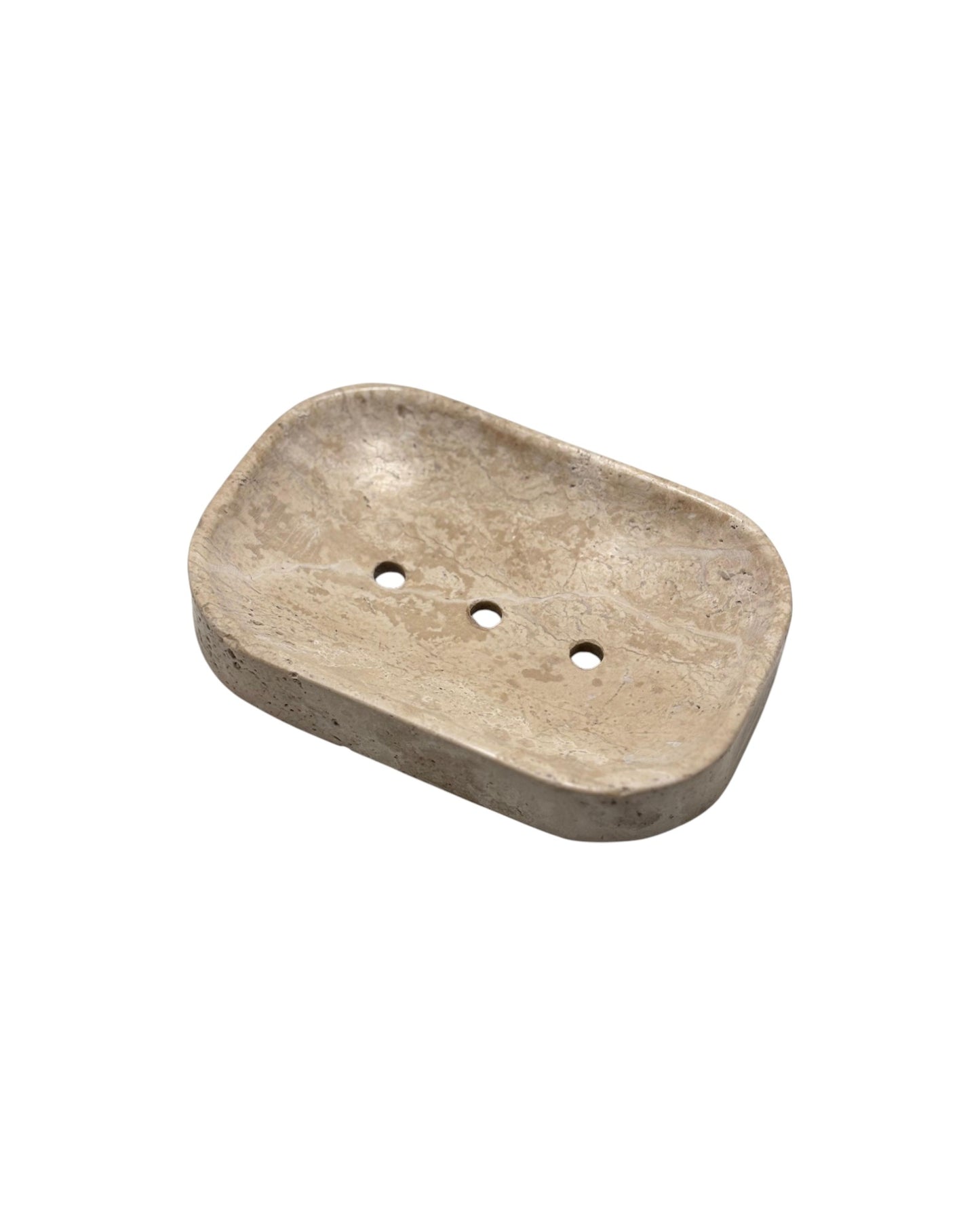 Jabonera de mármol travertino
